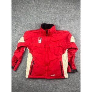 Obermeyer Alt3 Jacket Women's Small Red X4 Outer Layer Ski Snowboard Full Zip